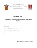 Concepto y evolución histórico social de la Salud Pública