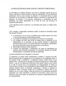 LA EDUCACIÓN INCLUSIVA (CON EL CONTEXTO MEXICANO)