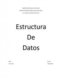 Estructura de datos. Página 1