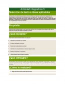 Actividad integradora 3 Selección de texto e ideas aplicables