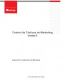 Control de tácticas de marketing