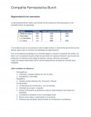 Compañía Farmacéutica Burch Segmentación de mercados