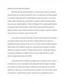 Importancia de la Psicología del Desarrollo