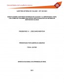 ENSAYO SOBRE AUDITORIAS INTERNAS DE CALIDAD Y LA IMPORTANCIA PARA LAS PYMES EN COLOMBIA QUE ESTAN CERTIFICADAS EN UN SISTEMA DE GESTION DE CALIDAD