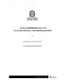GUÍA EXPERIMENTAL Nº6 Ley de gravitacion y movimiento periodico