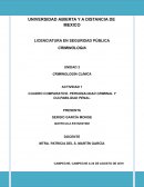 CUADRO COMPARATIVO. PERSONALIDAD CRIMINAL Y CULPABILIDAD PENAL.