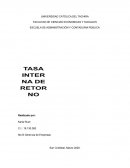 Tasa Interna de Retorno