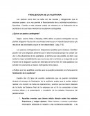 FINALIZACION DE UNA AUDITORIA