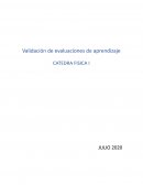 Validación de evaluaciones de aprendizaje