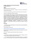 TAREA ADMINISTRACIÓN DE RECURSOS HUMANOS