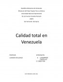 CALIDAD TOTAL EN VENEZUELA