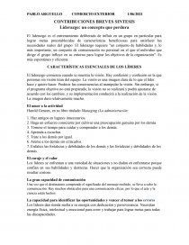 Liderazgo: un concepto que perdura. Página 1
