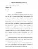 Ética. LA INFIDELIDAD