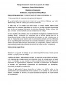 Evaluación inicial de un puesto de trabajo