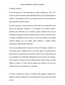 ENSAYO SOBRE EL LIBRO DE ARENA