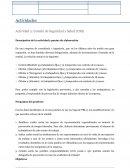 Actividad 2: Comité de Seguridad y Salud (CSS)