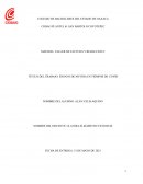 ENSAYO:MI VIDA EN TIEMPOS DE COVID