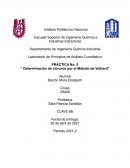 PRÁCTICA No. 5 ” Determinación de cloruros por el Método de Volhard”