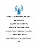 CULTURA Y TALENTO ORGANIZACIONAL