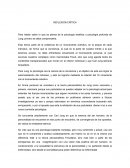 Reflexion sobre la Psicología analítica de Jung