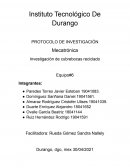 Mecatrónica. Investigación de cubrebocas reciclado