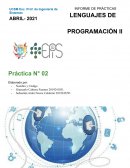 PRÁCTICAS DE LENGUAJES DE PROGRAMACIÓN II