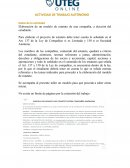 Elaboración de un modelo de estatuto de una compañía, a elección del estudiante