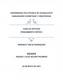 CASO DE ESTUDIO PENSAMIENTO CRITICO