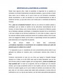 IMPORTANCIA DE LA ANATOMÍA EN LA SOCIEDAD