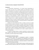 La restricción externa en Argentina periodo 2001-2018