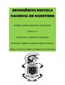 ENSAYO SOBRE LA FORMACIÓN CIUDADANA