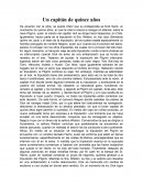 Resumen un capitán de 15 años