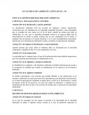RESPONSABILIDAD POR DAÑO AMBIENTAL