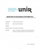 Ensayo “La importancia de la gestión de riesgos de seguridad de la información en la gestión integral de riesgos de las organizaciones”