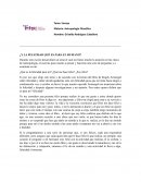 ¿Y la felicidad qué es para el humano?