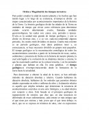 Orden y Magnitud de los Tiempo Terrestres