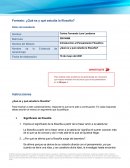 Que es y que estudia la filosofia