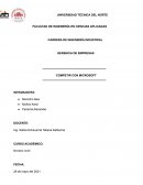 GERENCIA DE EMPRESAS. COMPETIR CON MICROSOFT