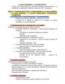 Filosofía moderna y contemporánea