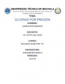 ÚLCERAS POR PRESIÓN