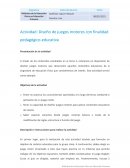 Diseño de juegos motores con finalidad pedagógico-educativa