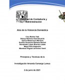 Alza de la Violencia Doméstica