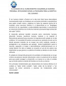 EL CUIDADO EN EL FLORECIMIENTO O DESARROLLO HUMANO PERSONAL: REFLEXIONES DESDE LA PSICOLOGÍA PARA LA BIOÉTICA DEL CUIDADO
