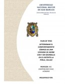 PLAN DE TESIS DETERMINAR EL COMPORTAMIENTO SÍSMICO DE UNA VIVIENDA DE ADOBE CON Y SIN GEOMALLA EN EL DISTRITO LA PERLA, CALLAO