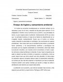 Higiene y saneamiento ambiental