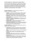 VALORES FORMATIVOS Y LABORALES DEL CONTADOR PÚBLICO