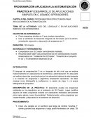 USO DEL LENGUAJE C EN APLICACIONES SIMPLES CON OPERADORES