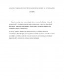 CUADRO COMPARATIVO DE TECNICAS DE RECOLECCIÓN DE INFORMACIÓN