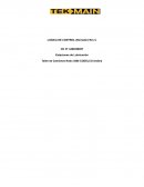 Control Sistema de Calefacción en Estanques de Lubricantes Nuevos