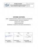 INFORME AUDITORIA OBRA: “CONSERVACIÓN DE OBRAS FLUVIALES LOCALIDAD DE LAONZANA 2020-2021, REGIÓN DE TARAPACÁ”